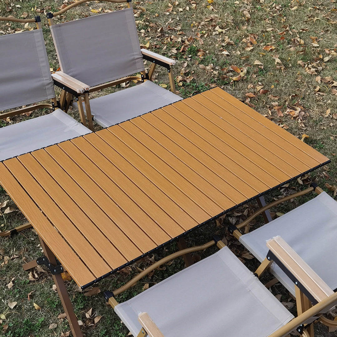 Camping tables and chairs